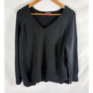 VINCE CAMUTO Black Thick Knit Sweater Size 1X